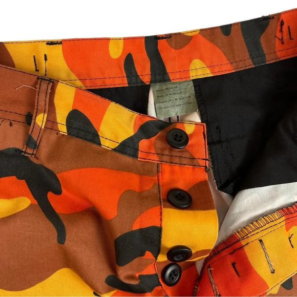 MJ42 Men’s ROTHCO Color Camo Tactical BDU Military Uniform Cargo Pants 30x32 - Picture 4 of 7